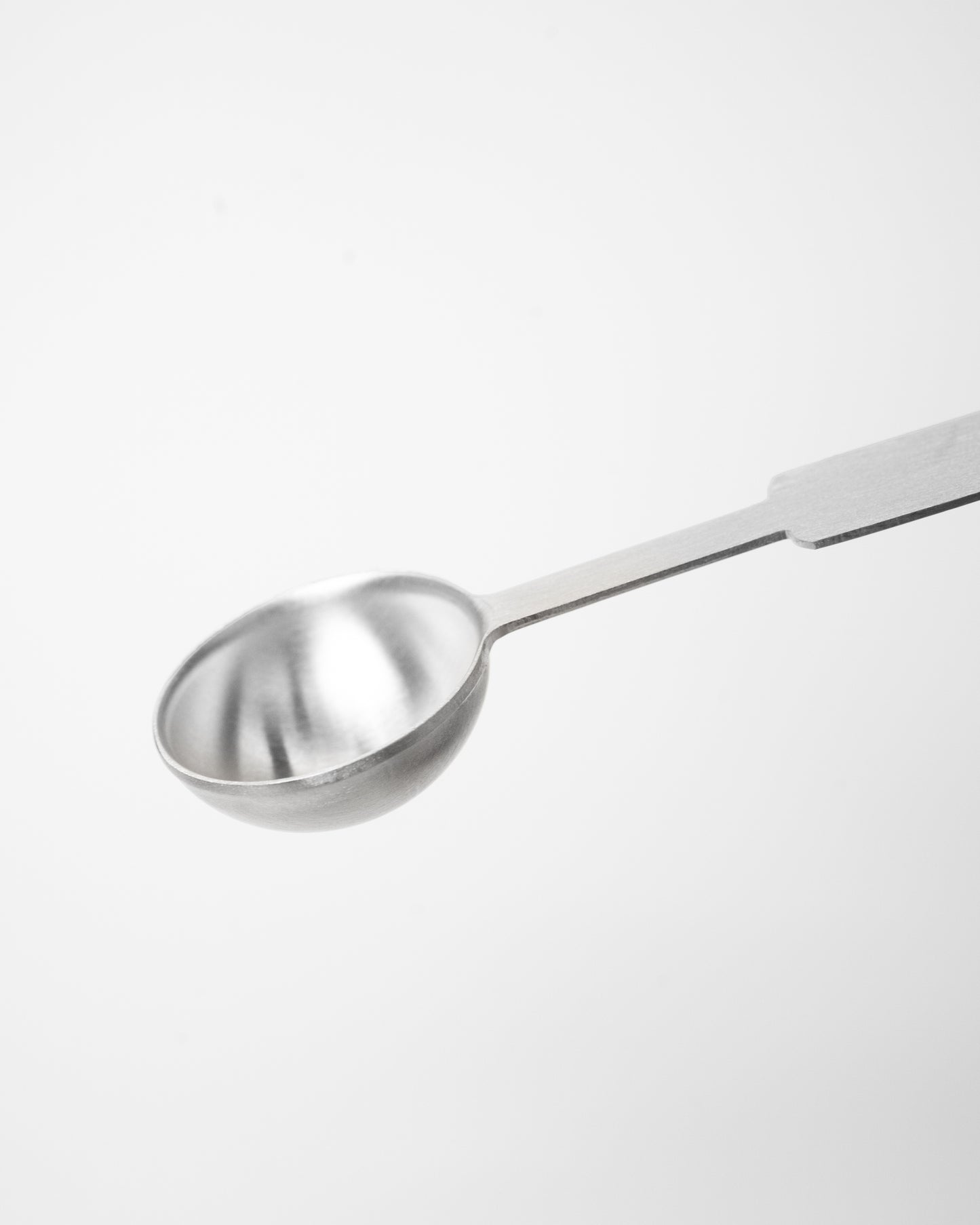 close up of stainless steel spoon