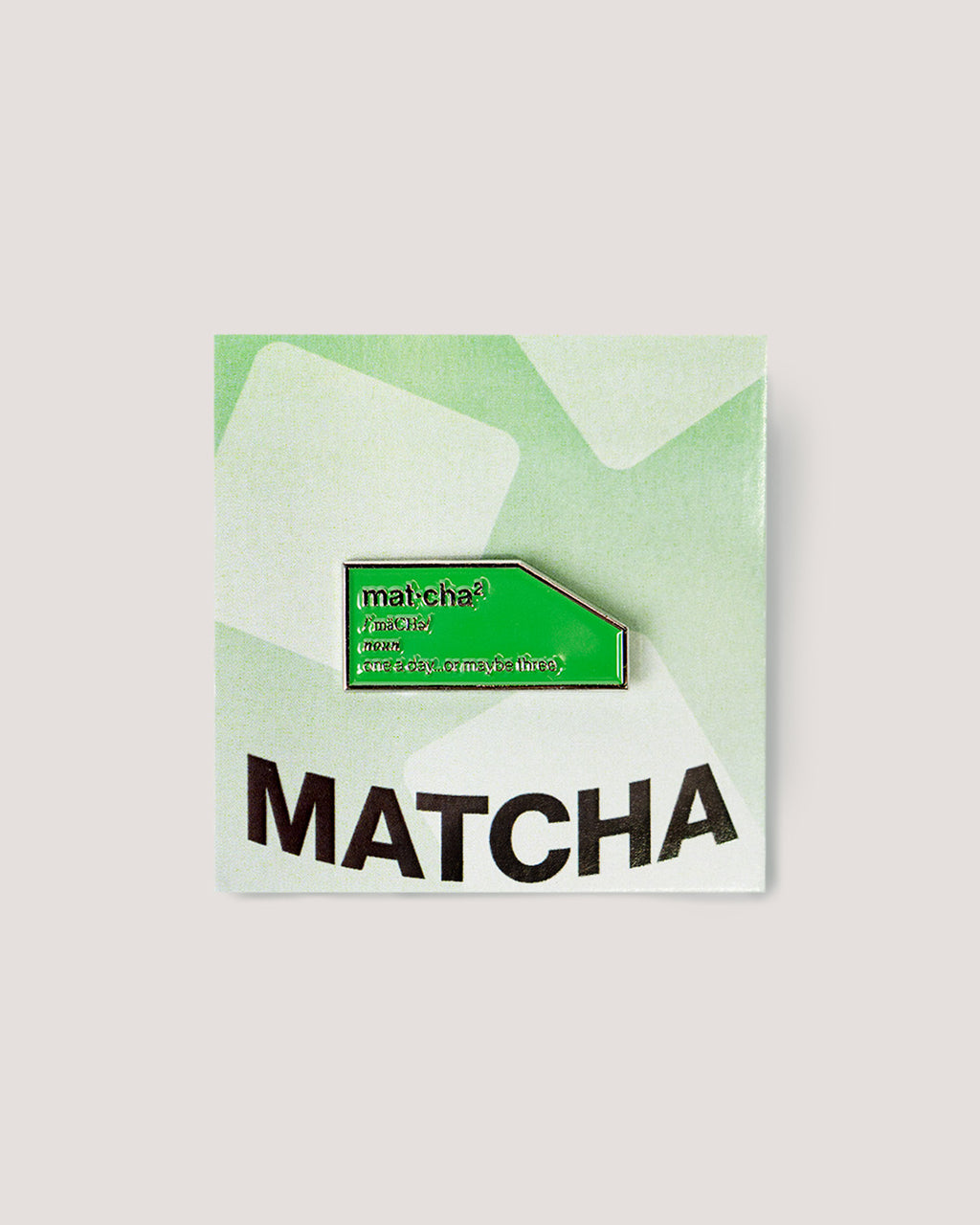 MATCHA MATCHA Pin Set